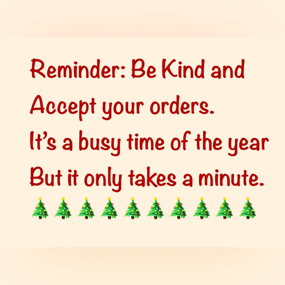 Reminder~ Thank you!